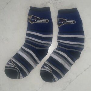 Baltimore Ravens Striped Socks
